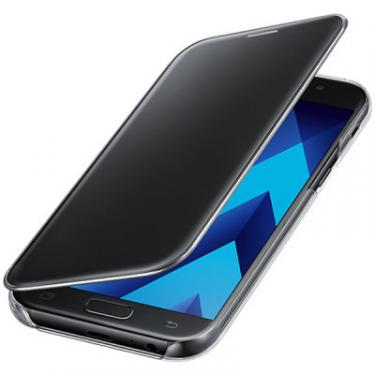 Чехол для мобильного телефона Samsung для A520 - Clear View Cover (Black) Фото 2