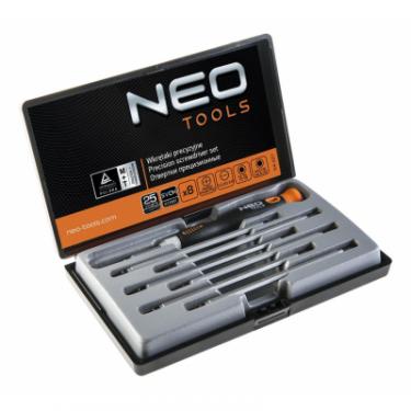 Отвертка Neo Tools прецизійна, набір 8 шт, CrMo Фото 1