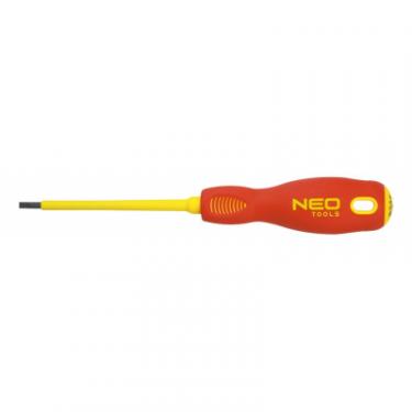 Отвертка Neo Tools шліцева 5.5 x 125 мм, (1000 В), CrMo Фото