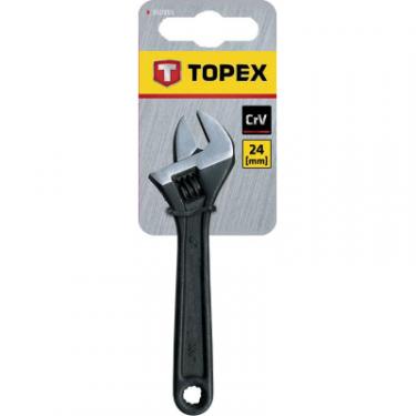 Ключ Topex разводной 200 мм, диапазон 0 — 31 мм Фото 1
