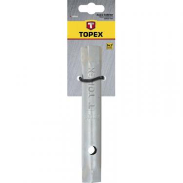 Ключ Topex торцевой двухсторонний трубчатый 21 х 23 мм Фото 1