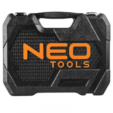 Набор инструментов Neo Tools торцевих головок 108 шт., 1, 4, 1/2" CrV Фото 3
