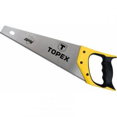 Ножовка Topex по дереву, 500 мм, «Акула», 7TPI Фото 1