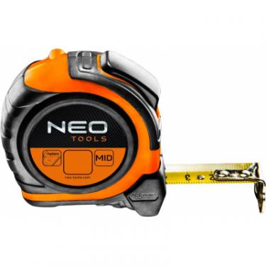 Рулетка Neo Tools сталева стрічка 5 м x 25 мм, магніт, двосторонній Фото