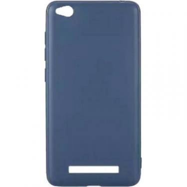 Чехол для мобильного телефона Xiaomi Redmi 4A soft case blue Фото