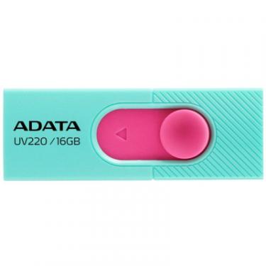 USB флеш накопитель ADATA 16GB UV220 Green/Pink USB 2.0 Фото