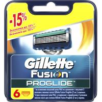 Сменные кассеты Gillette Fusion Proglide 6 шт Фото