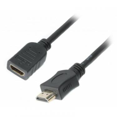 Кабель мультимедийный Cablexpert HDMI male to female 0.5m Фото