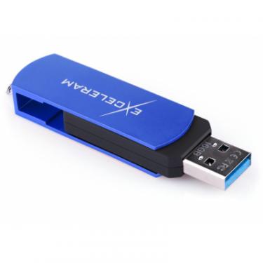 USB флеш накопитель eXceleram 16GB P2 Series Blue/Black USB 3.1 Gen 1 Фото 4