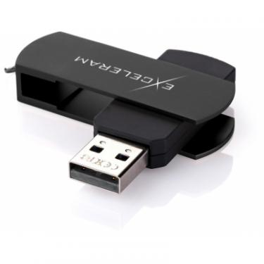 USB флеш накопитель eXceleram 32GB P2 Series Black/Black USB 2.0 Фото 1