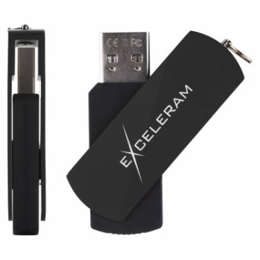 USB флеш накопитель eXceleram 32GB P2 Series Black/Black USB 2.0 Фото 3