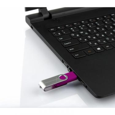 USB флеш накопитель eXceleram 8GB P1 Series Silver/Purple USB 2.0 Фото 6