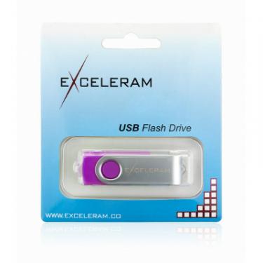USB флеш накопитель eXceleram 8GB P1 Series Silver/Purple USB 2.0 Фото 7