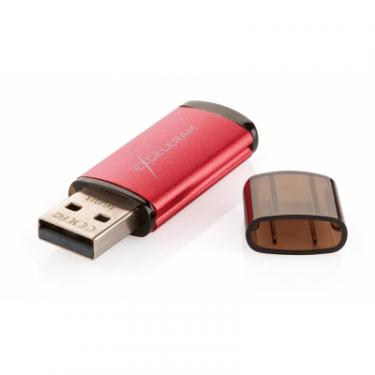 USB флеш накопитель eXceleram 16GB A3 Series Red USB 3.1 Gen 1 Фото 4