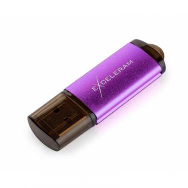 USB флеш накопитель eXceleram 16GB A3 Series Purple USB 3.1 Gen 1 Фото 2