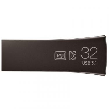 USB флеш накопитель Samsung 32GB Bar Plus Black USB 3.1 Фото 1