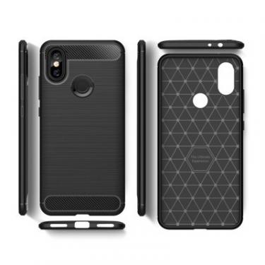Чехол для мобильного телефона Laudtec для Xiaomi Mi A2 Carbon Fiber (Black) Фото 1