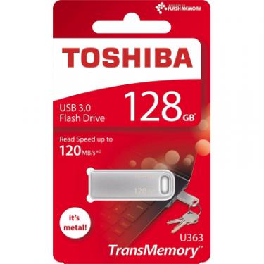 USB флеш накопитель Toshiba 128GB U363 Silver USB 3.0 Фото 2