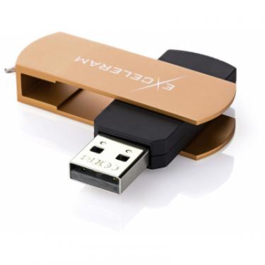 USB флеш накопитель eXceleram 32GB P2 Series Brown/Black USB 2.0 Фото 1