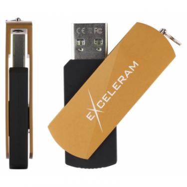 USB флеш накопитель eXceleram 32GB P2 Series Brown/Black USB 2.0 Фото 3