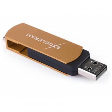 USB флеш накопитель eXceleram 32GB P2 Series Brown/Black USB 2.0 Фото 4