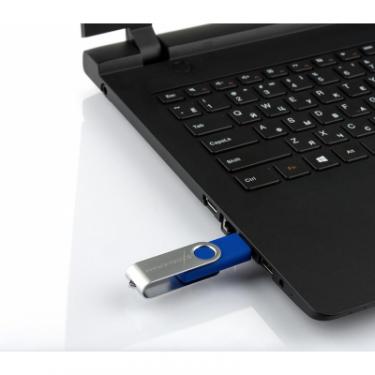 USB флеш накопитель eXceleram 32GB P1 Series Silver/Blue USB 2.0 Фото 6