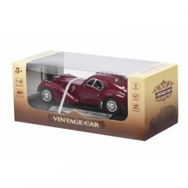 Машина Same Toy Vintage Car со светом и звуком Бордовый Фото 1