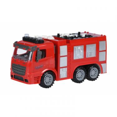 Спецтехника Same Toy инерционная Truck Пожарная машина со светом и звук Фото