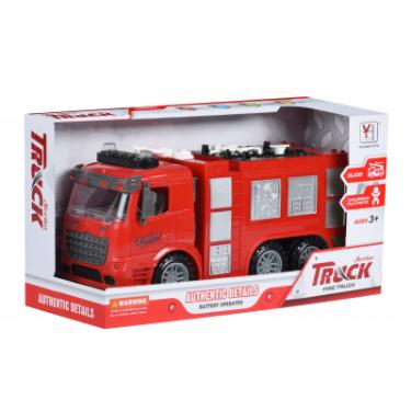 Спецтехника Same Toy инерционная Truck Пожарная машина со светом и звук Фото 2