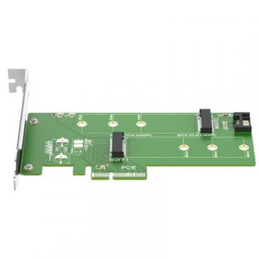 Контроллер Maiwo Multi-Size PCIex4 & SATA to M.2 (M-Key or B-key) K Фото 3
