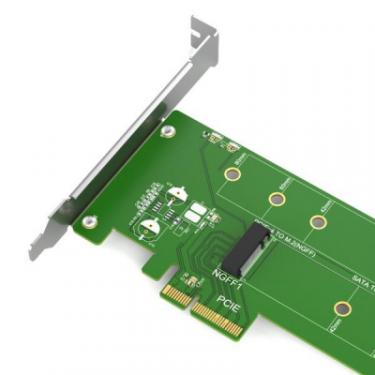Контроллер Maiwo Multi-Size PCIex4 & SATA to M.2 (M-Key or B-key) K Фото 4