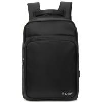 Рюкзак для ноутбука DEF 15.6" DW-02 anti-theft black Фото 1