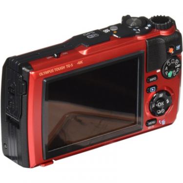 Цифровой фотоаппарат Olympus TG-5 Red (Waterproof - 15m; GPS; 4K; Wi-Fi) + case Фото 8