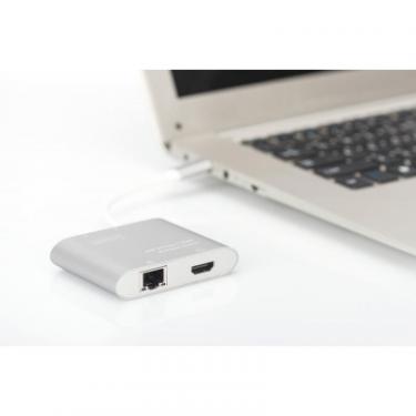 Порт-репликатор Digitus USB Type-C USB 3.0 to 4K HDMI, 2xUSB 3.0, Gigabit Фото 4
