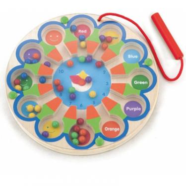 Развивающая игрушка Viga Toys Магнитный лабиринт Часы Фото