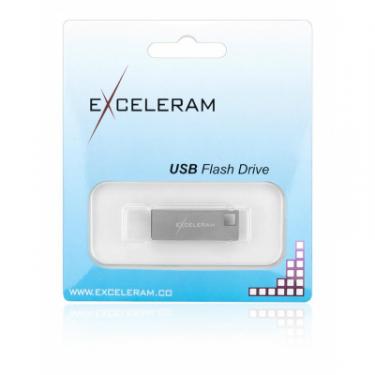 USB флеш накопитель eXceleram 128GB U1 Series Silver USB 3.1 Gen 1 Фото 5