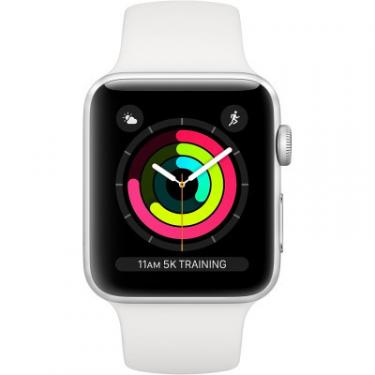 Смарт-часы Apple Watch Series 3 GPS, 38mm Silver Aluminium Case Фото 1