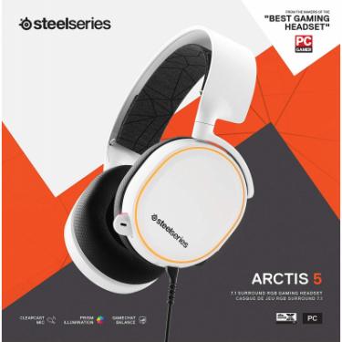 Наушники SteelSeries Arctis 5 White 2019 Edition Фото 5