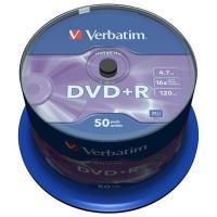 Диск DVD Verbatim 4.7Gb 16x CakeBox 50шт Фото