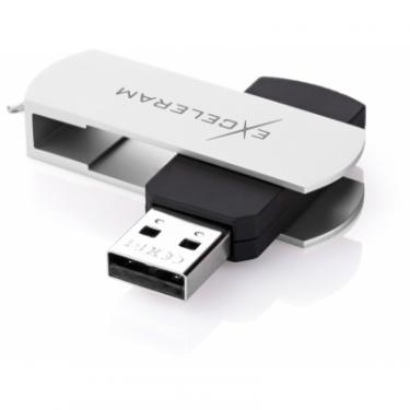 USB флеш накопитель eXceleram 8GB P2 Series White/Black USB 2.0 Фото 1