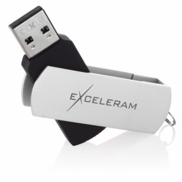 USB флеш накопитель eXceleram 8GB P2 Series White/Black USB 2.0 Фото 2