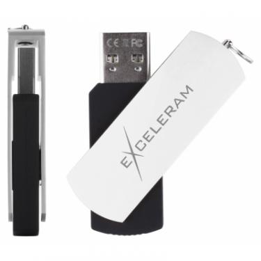 USB флеш накопитель eXceleram 8GB P2 Series White/Black USB 2.0 Фото 3