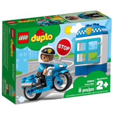 Конструктор LEGO DUPLO Полицейский мотоцикл 8 деталей Фото