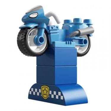 Конструктор LEGO DUPLO Полицейский мотоцикл 8 деталей Фото 3