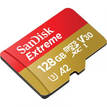 Карта памяти SanDisk 128GB microSDXC class 10 A2 V30 UHS-I U3 Extreme Фото 2