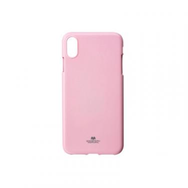 Чехол для мобильного телефона Goospery Apple iPhone XS Max Pearl Jelly Pink Фото