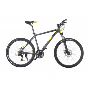 Велосипед Trinx M136 26"х19" Matt-Grey-Yellow-Black Фото