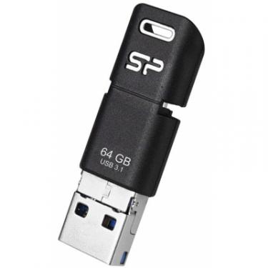 USB флеш накопитель Silicon Power 64GB Mobile C50 USB 3.1 Type-C Фото 2