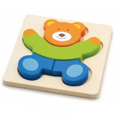 Развивающая игрушка Viga Toys Медведь Мини-пазл Фото