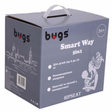 Рюкзак-переноска Bugs Хипсит 5в1 Smart Way Серый Фото 11